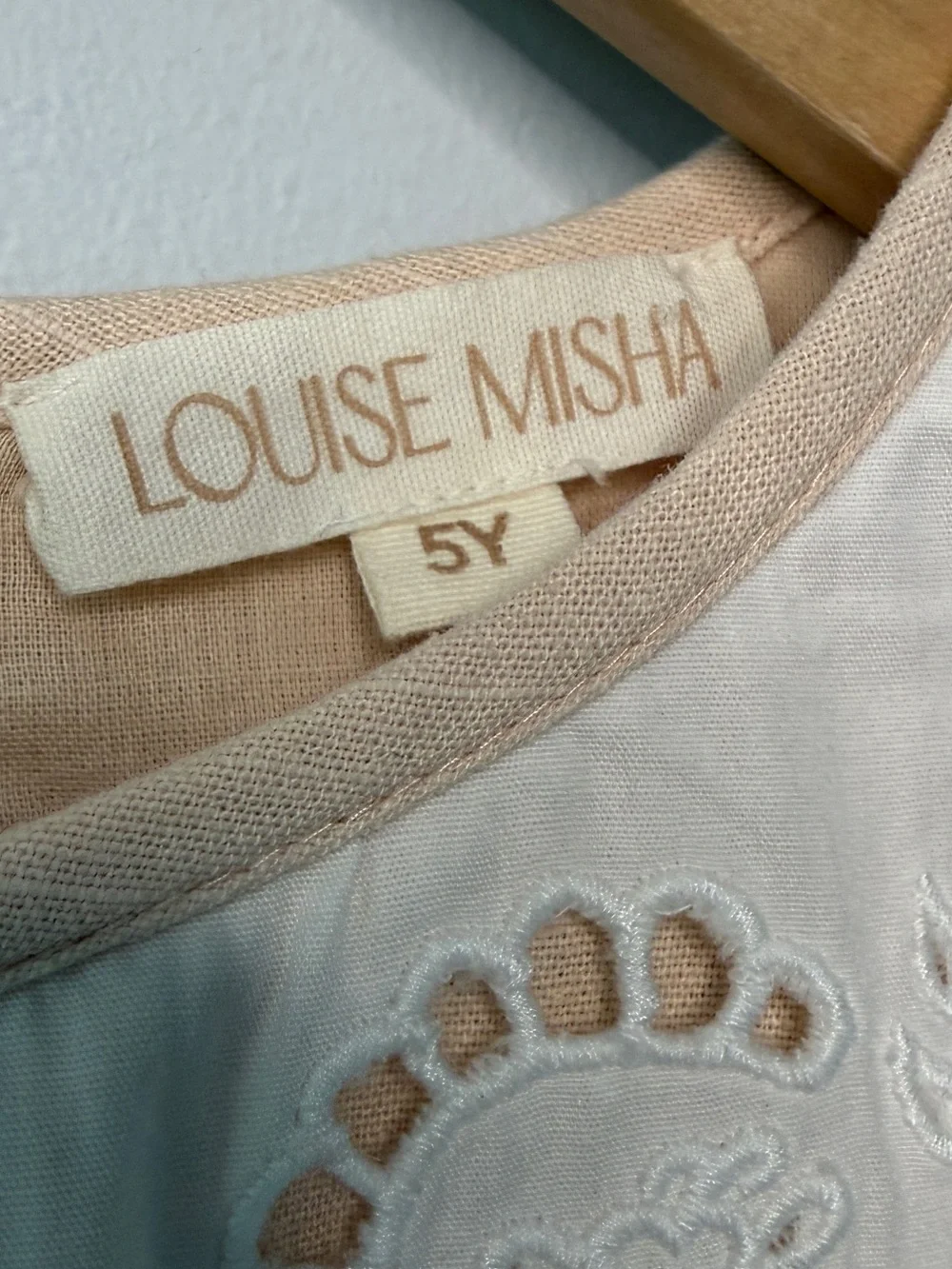 Louise Misha Warie Dress (Blush) | Size 5Yr